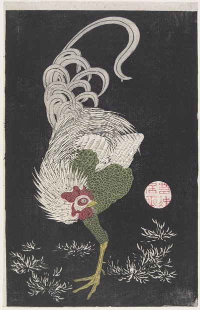 Rooster by Ito Jakuchu